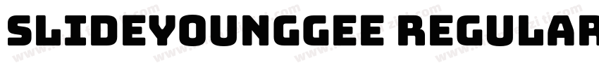 slideyoungGEE Regular字体转换